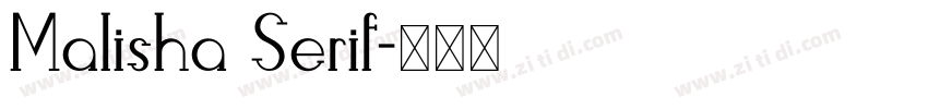 Malisha Serif字体转换